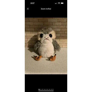 Se7en20 Star Wars interactive talking and‎ moving porg bq